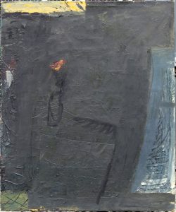 blumen-drehbild, Eitempera/Nessel, wahrscheinlich so 130 x 170 cm, Eitempera-Malerei, gegenständliche Malerei