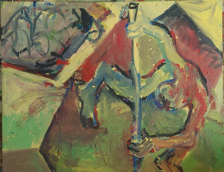 Die Raumpflegerin, 105x135 cm