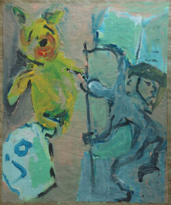 winnipu-stilleben2026, Eitempera auf grundiertem packpapier, 80x68 cm