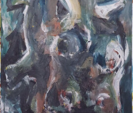 Nilfperd-Wiederauferstehung, 120x90cm Nilfperd-Wiederauferstehung, 120x90cm